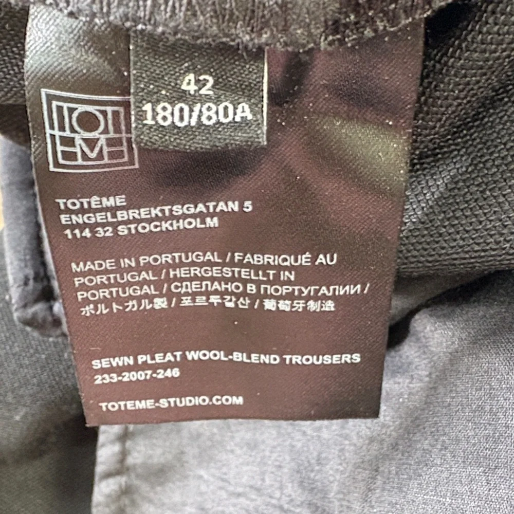 TOTEME Mid-Waist Straight Trousers - Picture 5 of 7